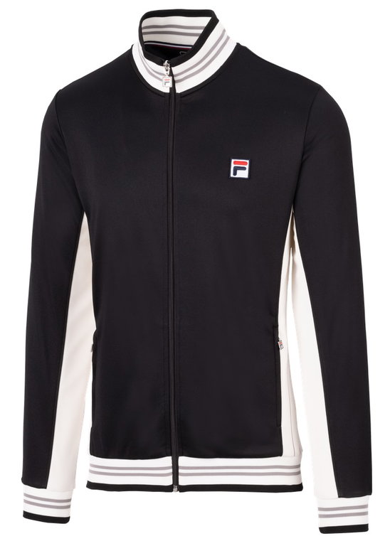 Fila Tennisjacke Björn schwarz/weiss Herren