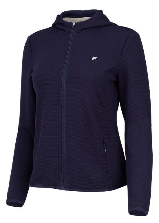 Fila Tennis Jacket Jeani with Hood Navy Blue Ladies