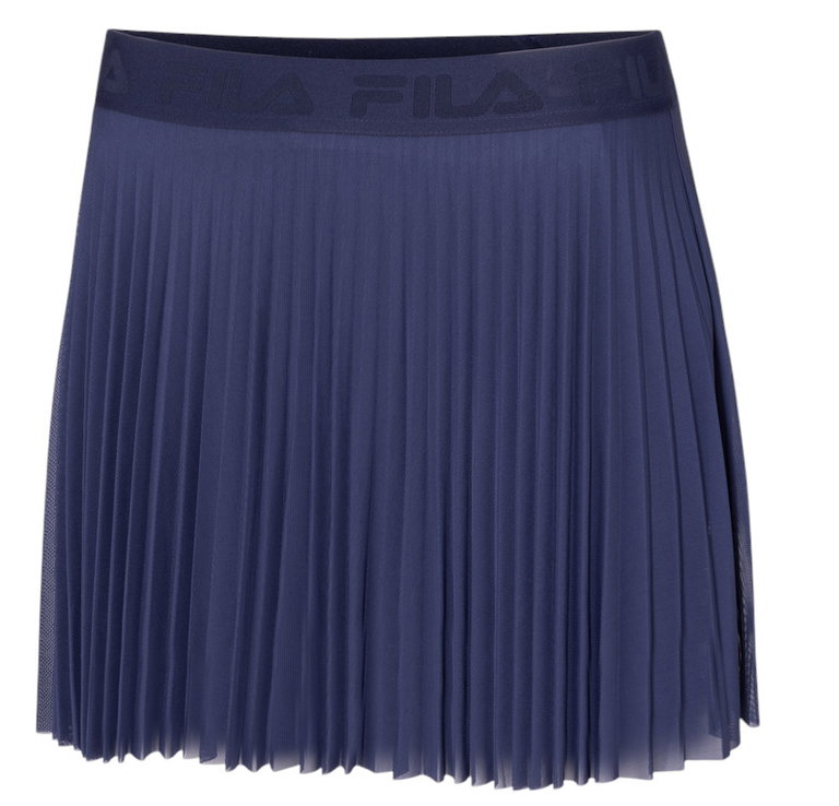 Fila Tennis Skirt Isla (Pleated Skirt, with Integrated Inner Shorts) Navy Blue Ladies
