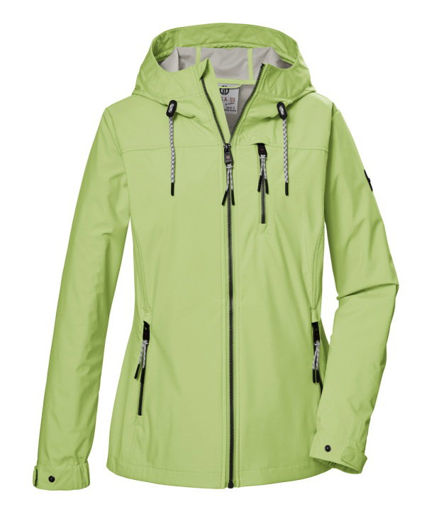 G.I.G.A. DX Softshellsjacke GS 74 mit Kapuze (wasserdicht und winddicht) hellgrün Damen
