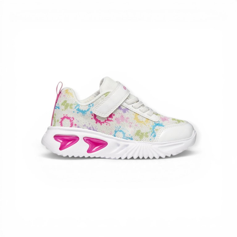 Geox Sneaker Assister weiss/bunt Mädchen