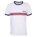 Gola Leisure T-shirt Stripe Logo (100% Cotton) white Men's