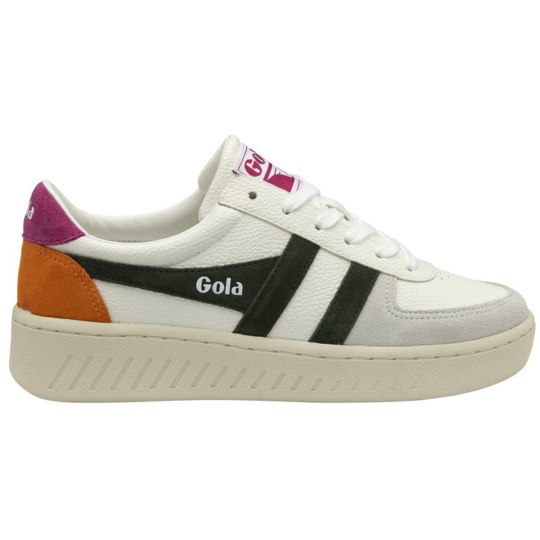 Gola Sneaker Grandslam Trident 2026 white/khaki/fuchsia ladies