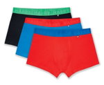 Happy Socks Unterwäsche Boxershorts Solid Mix (Baumwolle) mehrfarbig schwarz/rot/blau Herren - 3 Stück