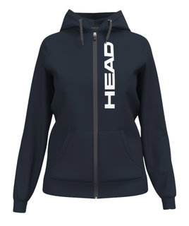 Head Kapuzenpullover Club Original Hoodie Full-Zip (Baumwollmix) navyblau Damen
