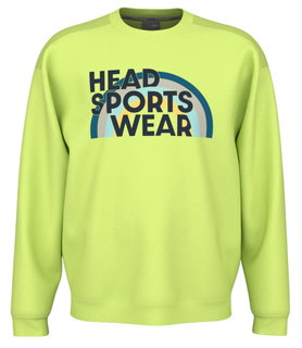 Head Pullover Rally Crewneck (Mischgewebe) limegelb Herren