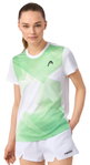 Head Tennis-Shirt Tie-Break (Moisture Transfer Microfiber Technologie) weiss/grün Damen