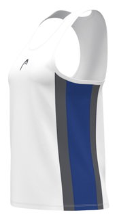 Head Tennis-Tank Top Club 25 (Racer Back) 2025 weiss/royalblau Mädchen