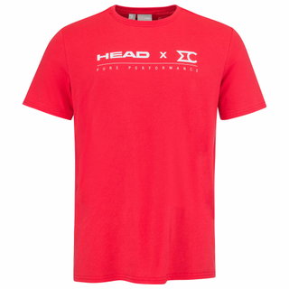 Head Tennis-Tshirt MC rot Herren