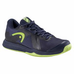 Head Tennis Shoes Sprint Team 4.0 Clay/Sand Court Navy/Lime Men's