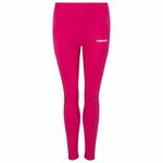 Head Tennis Pants Tech Tight 2023 (with side pockets, elastic material) long berrypink Women