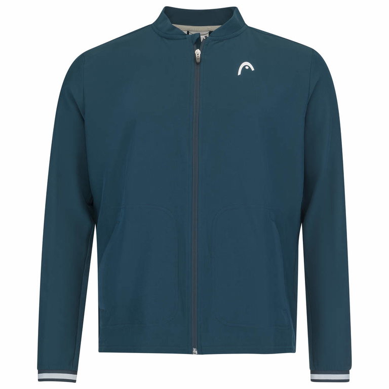 Head Tennisjacke Breaker Fullzip (Moisture Transfer Microfiber Technologie) navyblau Herren