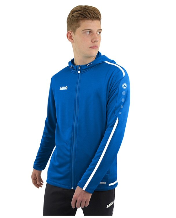 JAKO Hooded Jacket Striker 2.0 blue/white Men