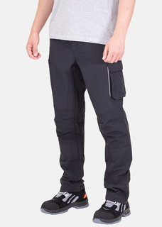 JAKO Funktionshose Work (strapazierfähig, elastisch) lang schwarz Herren