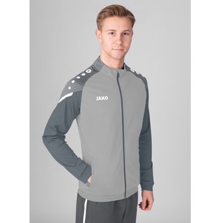 JAKO Trainingsjacke (Polyester) Performance (Matt-Polyester-Tricot) hellgrau Herren