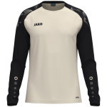 JAKO Sport-Langarmshirt Sonic Sweat (schnelltrocknend, strapazierfähig) creamweiss/schwarz Herren