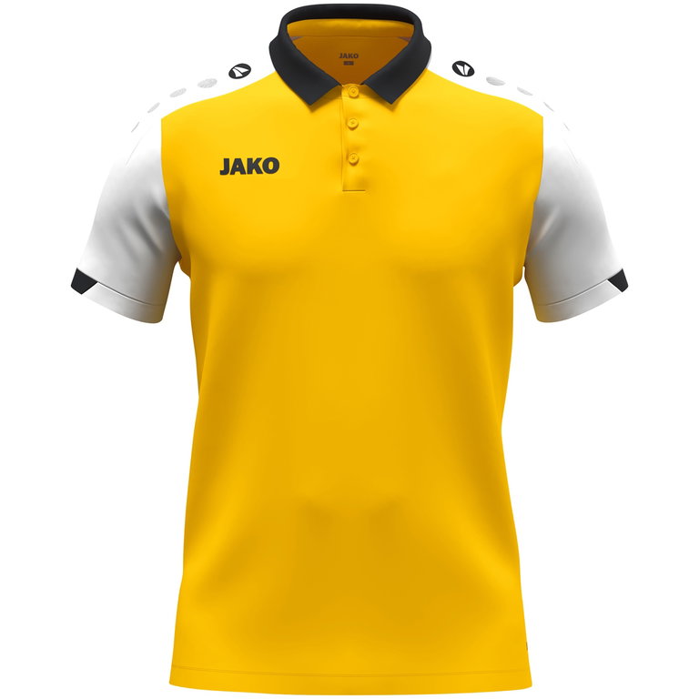 JAKO Sport Polo Dynamic (Polyester Mini Piqué) yellow/white/black children