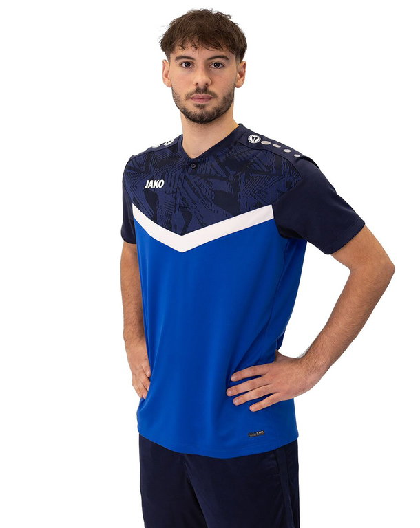 JAKO Sport Polo Iconic (Polyester Micro Mesh) royal blue/navy blue Men's