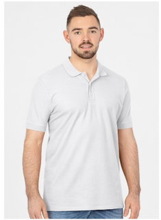 JAKO Freizeit-Polo Organic Pique (Bio-Baumwolle, 200g/m2) weiss Herren