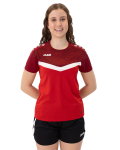 JAKO Sport Shirt Iconic (Polyester Micro Mesh) red/wine red Ladies