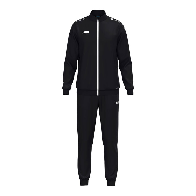 JAKO Trainingsanzug (Polyesteranzug) One - 100% rec. Polyester - schwarz Herren