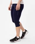 JAKO Trainingshose Tight Capri Power (enganliegend, angenehmes Tragegefühl) marineblau Damen