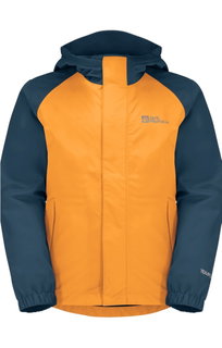 Jack Wolfskin Regenjacke Tucan (leicht, winddicht, wasserdicht) orange Kinder