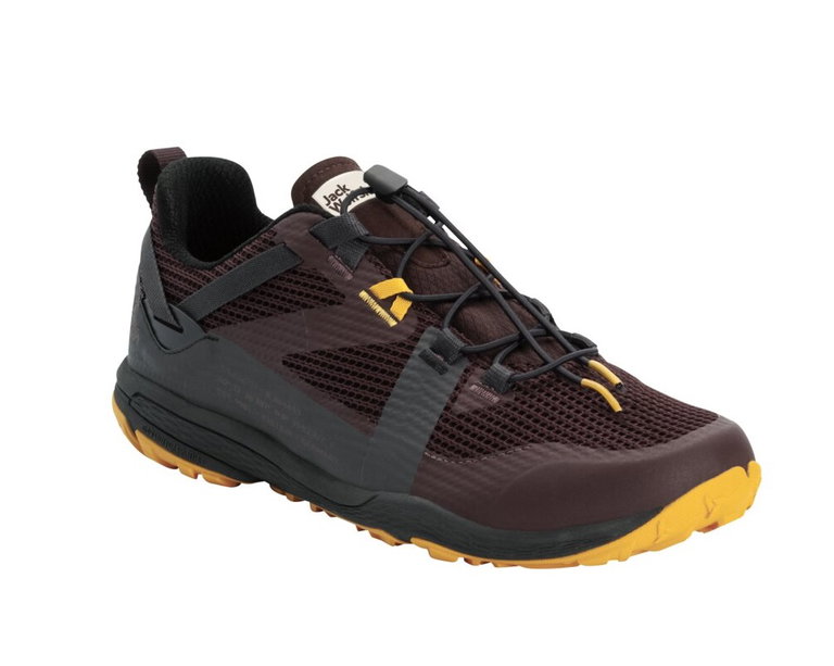 Jack Wolfskin Sneaker Spirit Low (Multifunctional shoes, lightweight and flexible sole) burgundy Men