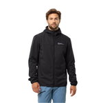 Jack Wolfskin Softshelljacke Feldberg Hoody (winddicht, wasserabweisend) schwarz Herren