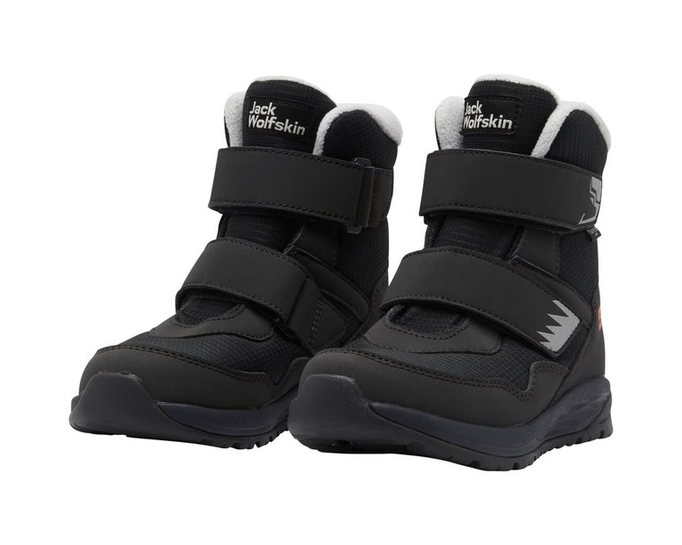 Jack Wolfskin Winterschuhe Polar Bear-B Texapore Mid VC (wasserdicht, atmungsaktiv) schwarz Jungen