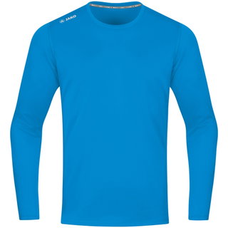 JAKO Sport-Langarmshirt Run 2.0 (100% Polyester, atmungsaktiv) blau Herren