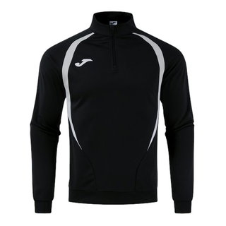 Joma Langarmshirt Championship 20 Sweatshirt (1/4 Zip, bequem, rec. Polyester) schwarz/grau Herren