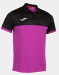 Joma Tennis-Polo Montreal schwarz/violett Herren