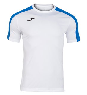 Joma Sport-Tshirt Academy (100% Polyester) weiss/royalblau Herren
