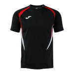 Joma Sport T-shirt Championship 20 (high wearing comfort, recycled polyester) black/red men's