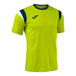 Joma Sport-Tshirt Terra (leicht, atmungsaktiv) limegrün/dunkelblau Herren