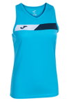 Joma Tennis-Tank Court Ärmellos (optimale Bewegungsfreiheit) türkisblau Damen