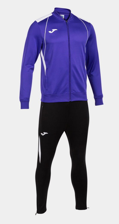 Joma Trainingsanzug Championship VII (Jacke und Hose) violett/weiss/schwarz Herren