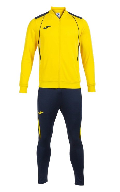 Joma Tracksuit Championship VII (Jacket and Trousers) Yellow/Navy Men