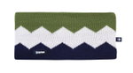 Kama Stirnband C79 (Merinowolle) - blau/weiss/grün - 1 Stück
