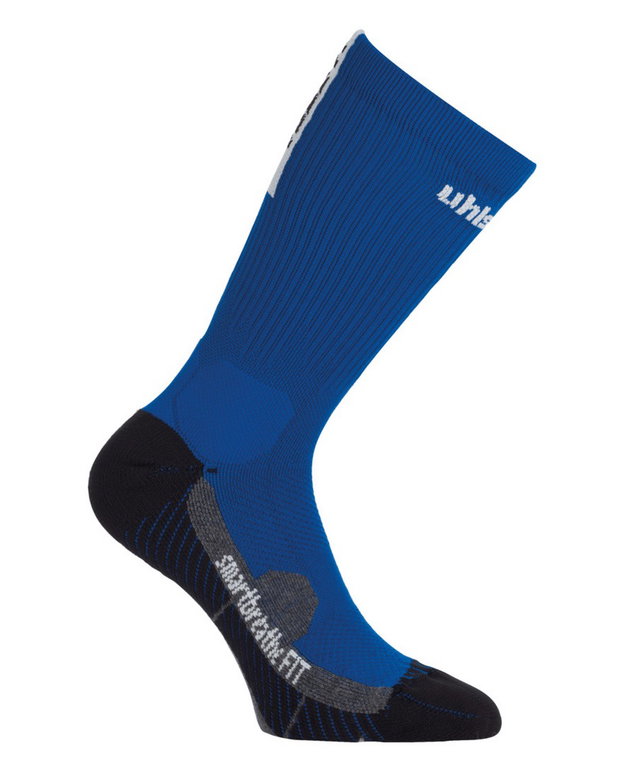 uhlsport Indoorsocke Tube IT azurblau/weiss - 1 Paar