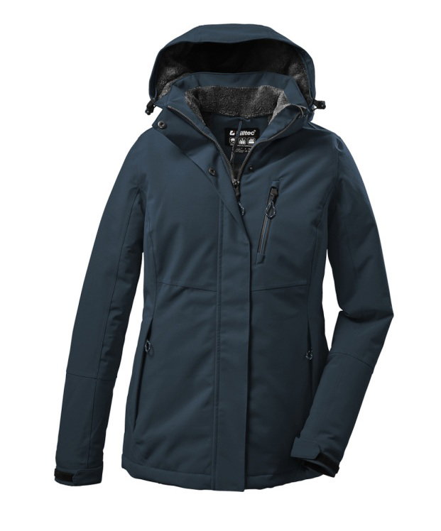 Killtec Winterjacke KOW 140 mit Kapuze (wasser- und winddicht) hellpetrol Damen