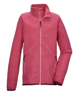 Killtec Fleecejacke KOS 161 (mit Stehkragen) dunkelpink Mädchen/Girls