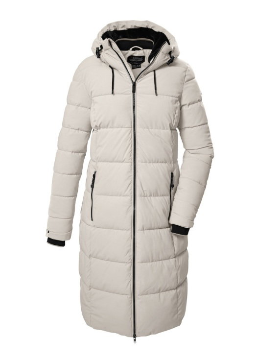 Killtec Wintermantel KOW 56 QLTD mit Kapuze (atmungsaktiv, winddicht, wasserabweisend) weiss Damen
