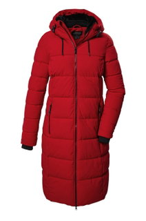 Killtec Wintermantel KOW 56 QLTD mit Kapuze (atmungsaktiv, winddicht, wasserabweisend) rot Damen