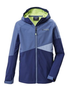 Killtec Softshelljacke KOS 142 (mit Kapuze, winddicht) taubenblau Jungen