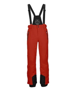 Killtec Winterhose-Skihose Enosh mit abnehmbaren Trägern (wasserdicht, Schneefang, Kantenschutz) dunkelorange Damen
