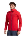 La Sportiva Trail-Laufjacke Pocketshell (Hardschell, wasserdicht) rot Herren