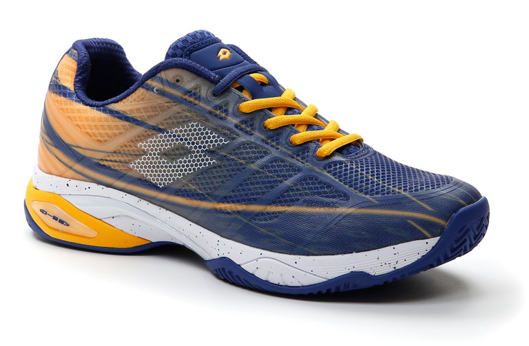 Lotto Tennisschuhe Mirage 300 Clay/Sandplatz blau/gelb Herren