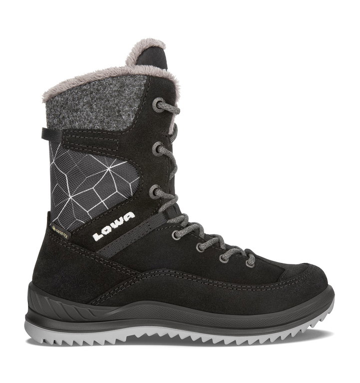 Lowa Winter Boots Bianca GTX (suede leather, waterproof) black Kids